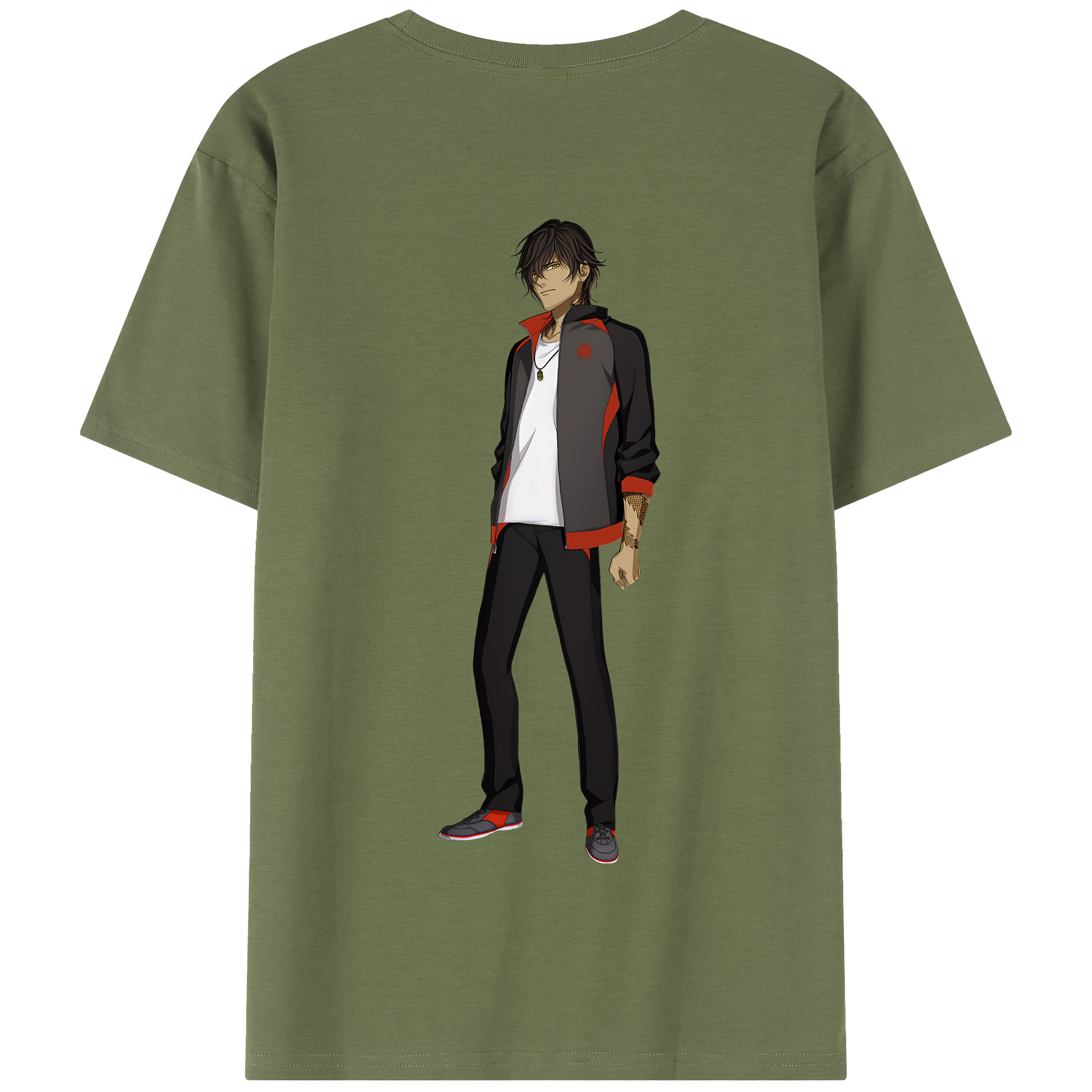 （画像用） 刀剣乱舞 Touken Ranbu 綿100％半袖Tシャツ（背面プリント）